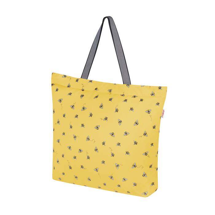 Large Foldaway Tote Bee Deep Yellow 1