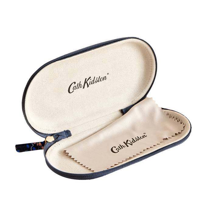 Female Glasses Case Tiny Town Navy 1