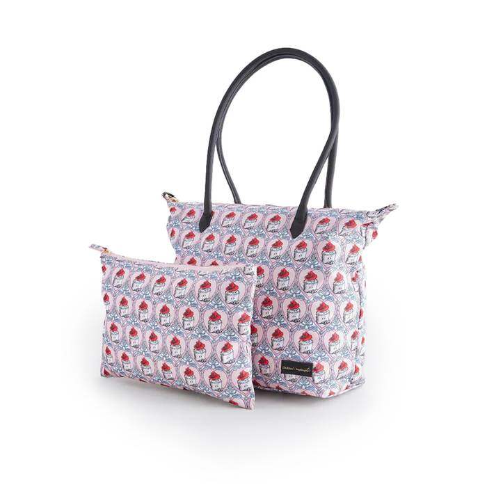 Female Medium Tote Paddington Heart Pink