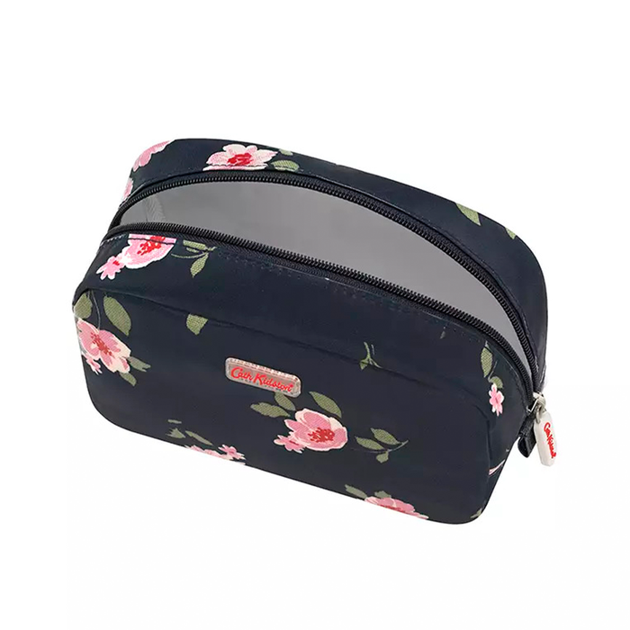 Navy Female Cosmetic Bag Dusk Floral Spaced 1