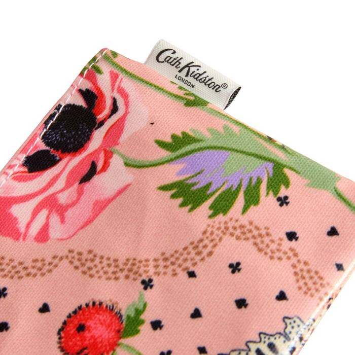 Female Zip Purse Leopard Poppies Pink 1