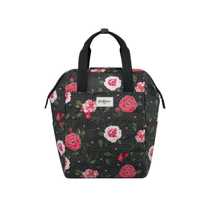 Backpack Nappy Changing Bag Tea Rose Black
