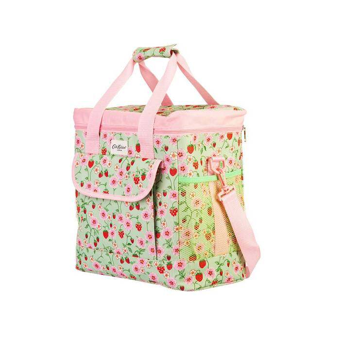 LARGE COOLER BAG STRAWBERRY GREEN 1