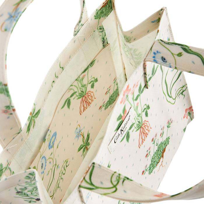 Female Small Bookbag Roots Ecru 1