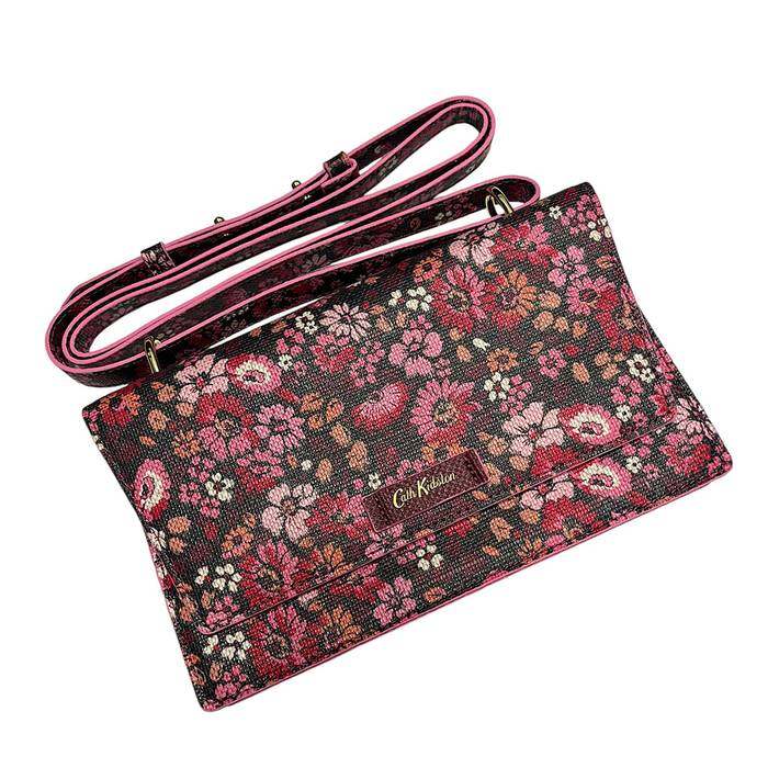 Female 2 in 1 Belt Bag Archive Ditsy Berry Red