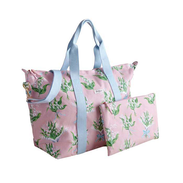 Female Overnight Bag Lily of The Valley Pink