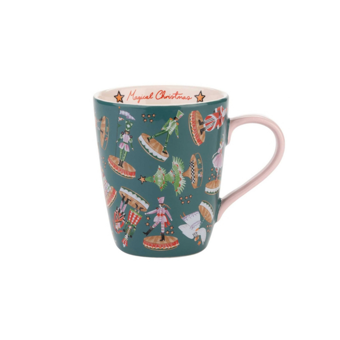 Green Stanley Mug Nutcracker