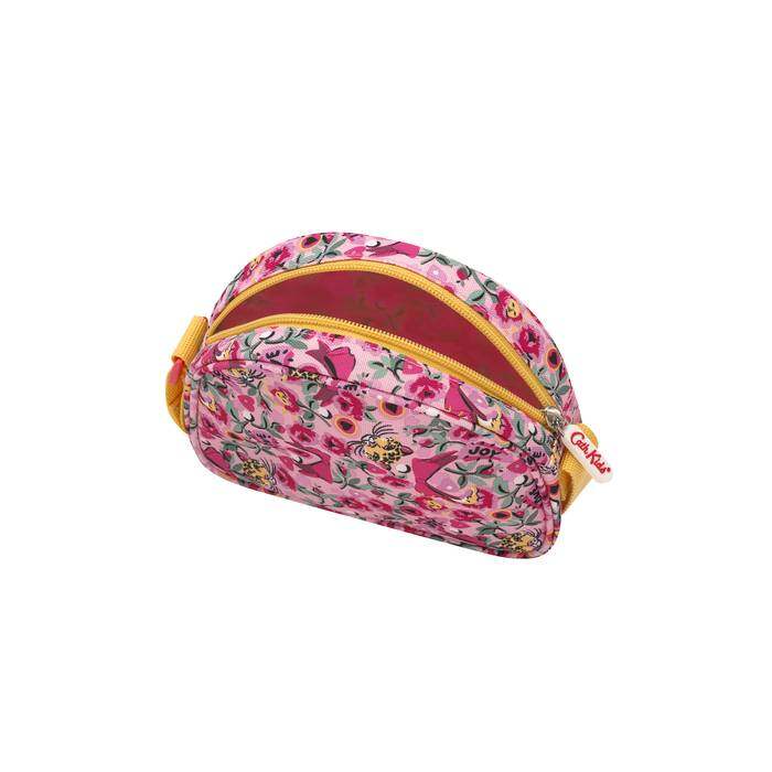Pinball Ditsy Kids Half Moon Cross Body Pink 1