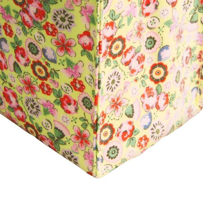 Female Small Bookbag Pearly Queen Ditsy Yellow 1