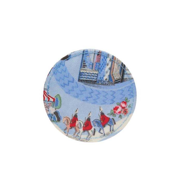 Female Make up Bag with Mirror London Town Blue 1