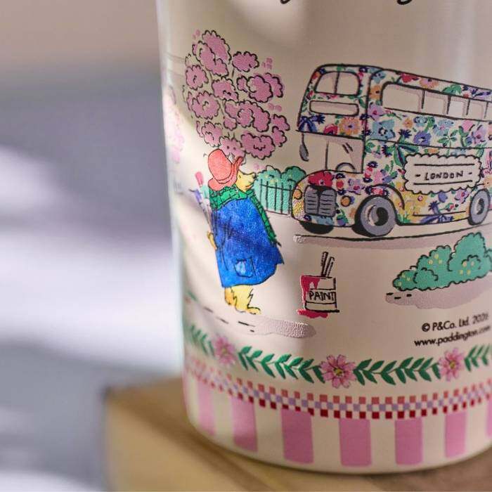 Stainless Steel Travel Mug Paddington Pink 1