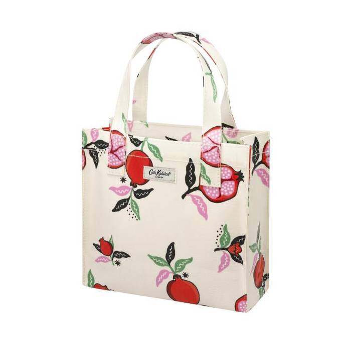 Small Bookbag Pomegranate Cream 1