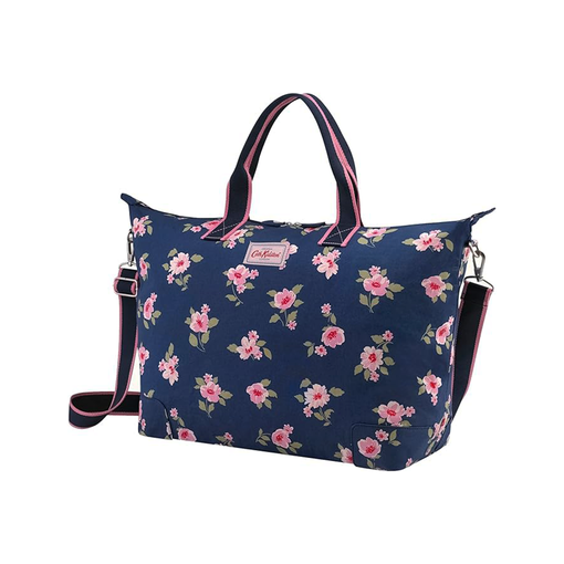 Navy Female Foldaway Holiday Bag Dusk Floral Spaced - Women's
