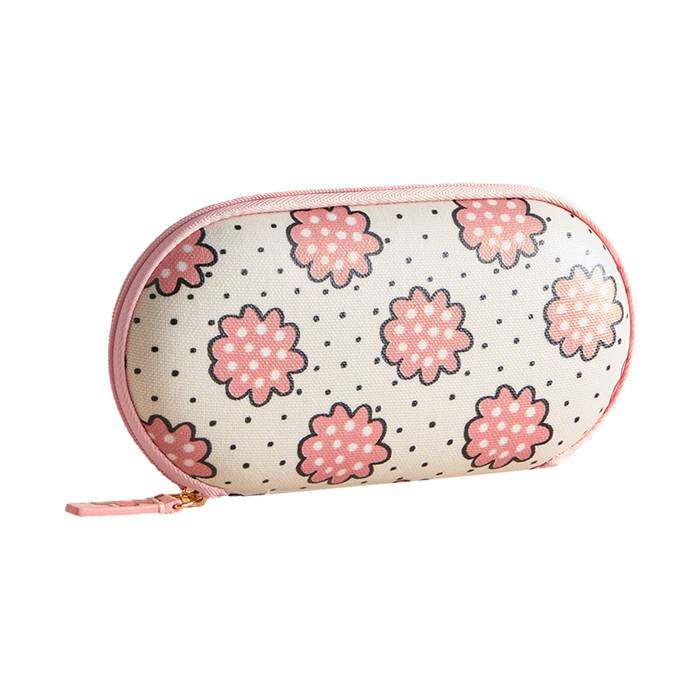 Female Glasses Case Posey spot Ecru