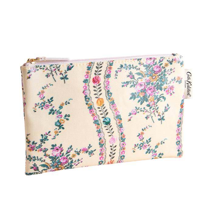 Female Zip Purse Archive Marble White