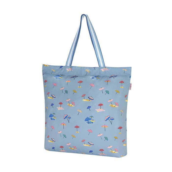 Large Foldaway Tote Sunny Parasols Light Blue 1