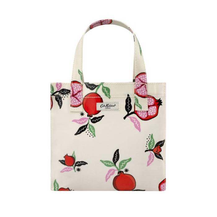 Small Bookbag Pomegranate Cream