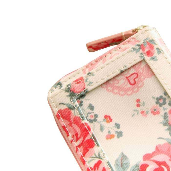 Female Mini Continental Wallet Hackney Rose Pink 1