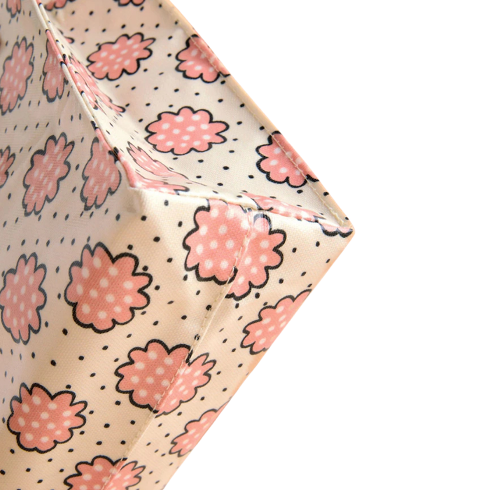 Female Small Bookbag Posey spot Ecru 1