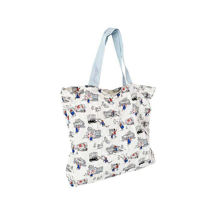Large Foldaway Tote Paddington Ecru