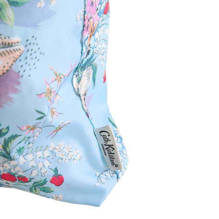 Foldaway Shopper Shell Bouquet Blue 1