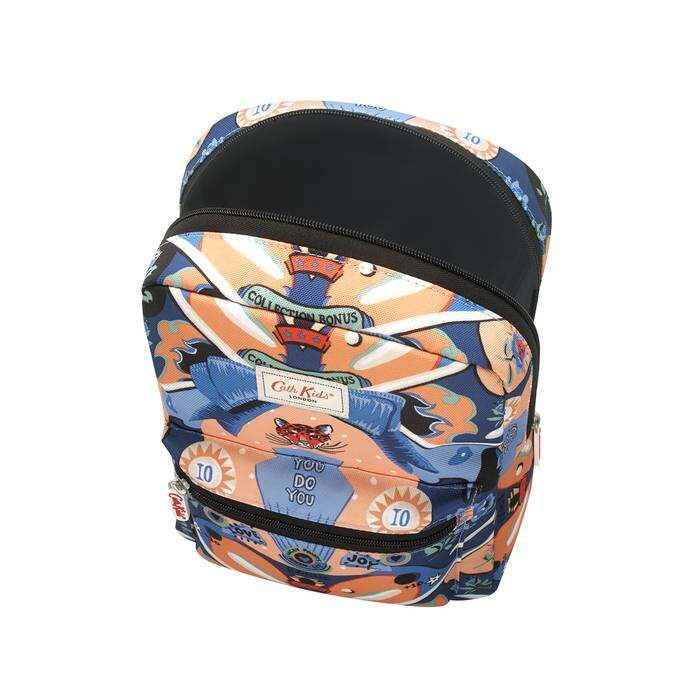 Kids Modern Medium Backpack Pinball Ditsy Pink 1