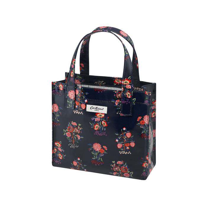 Small Bookbag Kingdom Posey Navy 1