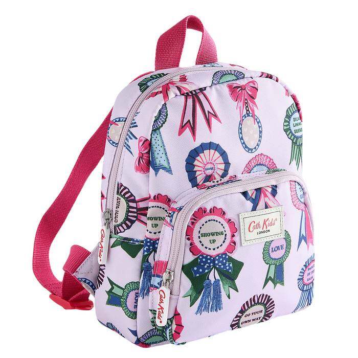 Kids Girl Mini Backpack Rosette Lilac Purple