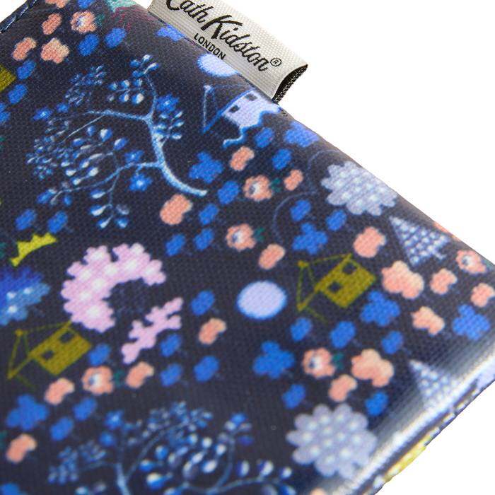 Female Zip Purse Tiny Town Navy 1