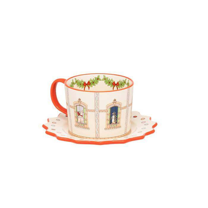 Tea Cup & Saucer Dolls House Multi 1