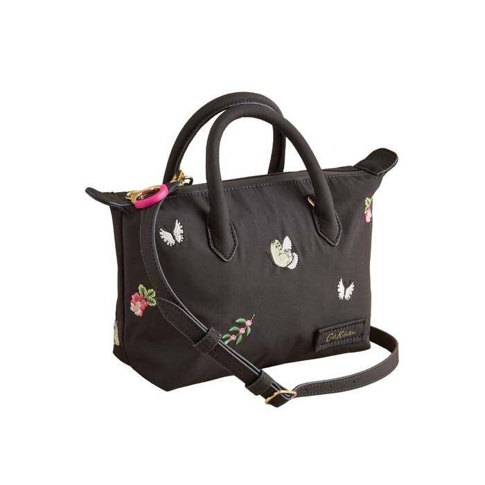 Female Mini Tote Butterfly Dance Black