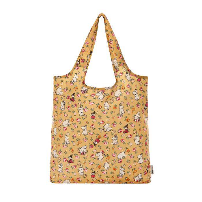 Foldaway Shopper Moomins Linen Sprig Yellow