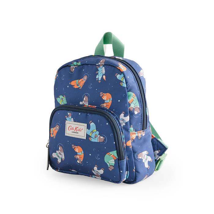 Kids Boy Mini Backpack Space Bears Navy