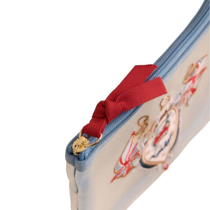 Zip Purse London Crest Blue 1