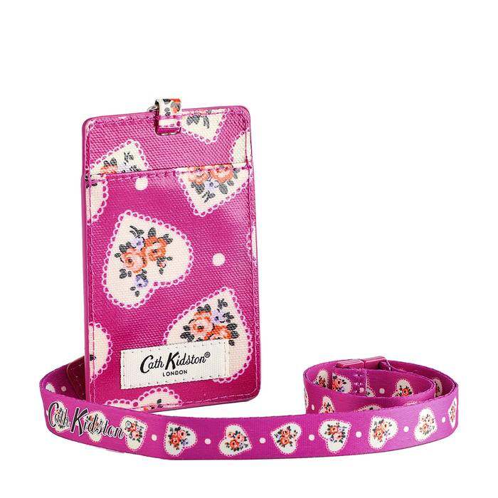 Female Set Lanyard Lace Hearts Pink