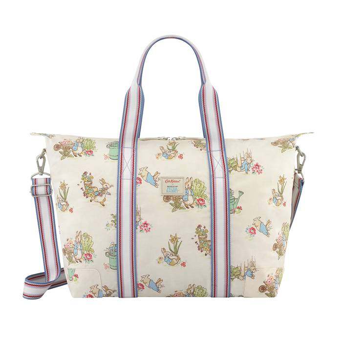 Foldaway Overnight Bag Beatrix Potter Warm Cream