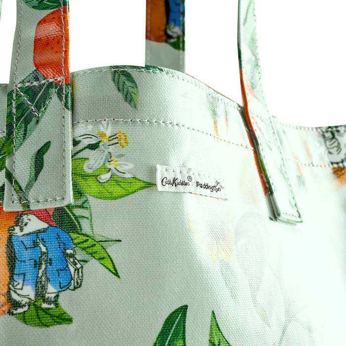 Female Large Bookbag Paddington Oranges Green 1