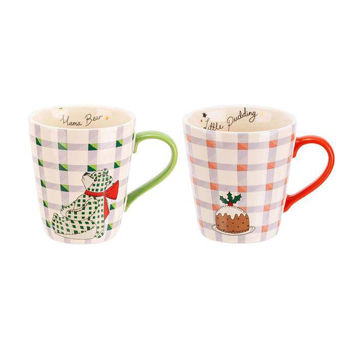 Set 2 STANLEY MUGS Bear & Pudding Multi