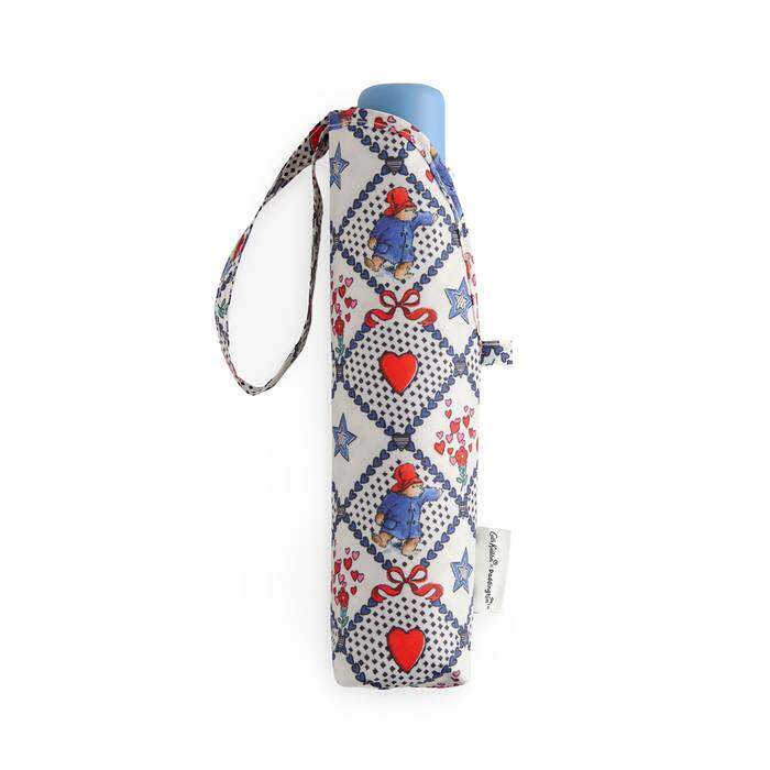 Female Umbrella Paddington Check Ecru 1