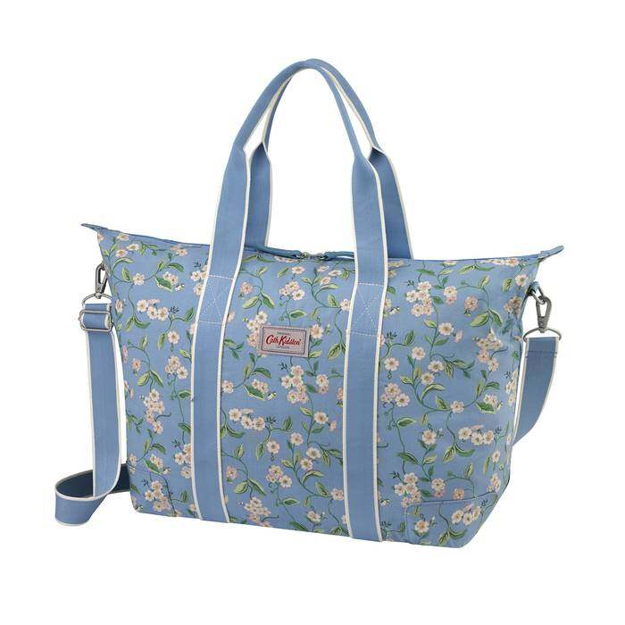 Foldaway Overnight Bag Forget me not Mid Blue 1