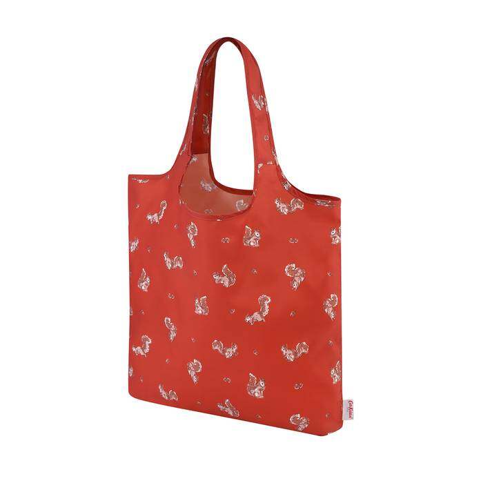 Foldaway Shopper Garden Squirrels Terracotta 1