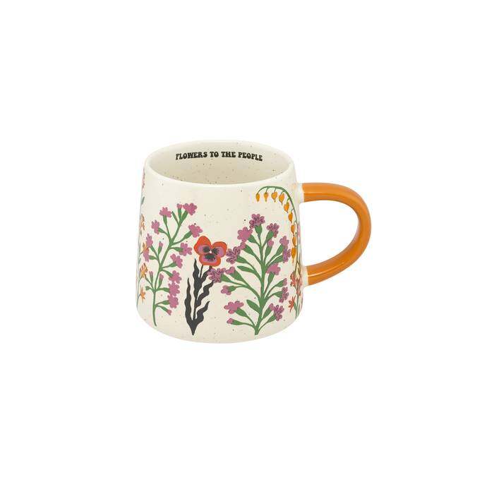 Billie Mug Paper Pansies Peach