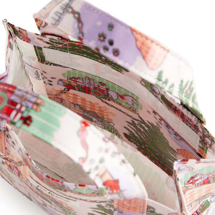 Female Small Bookbag Christmas House Multi 1