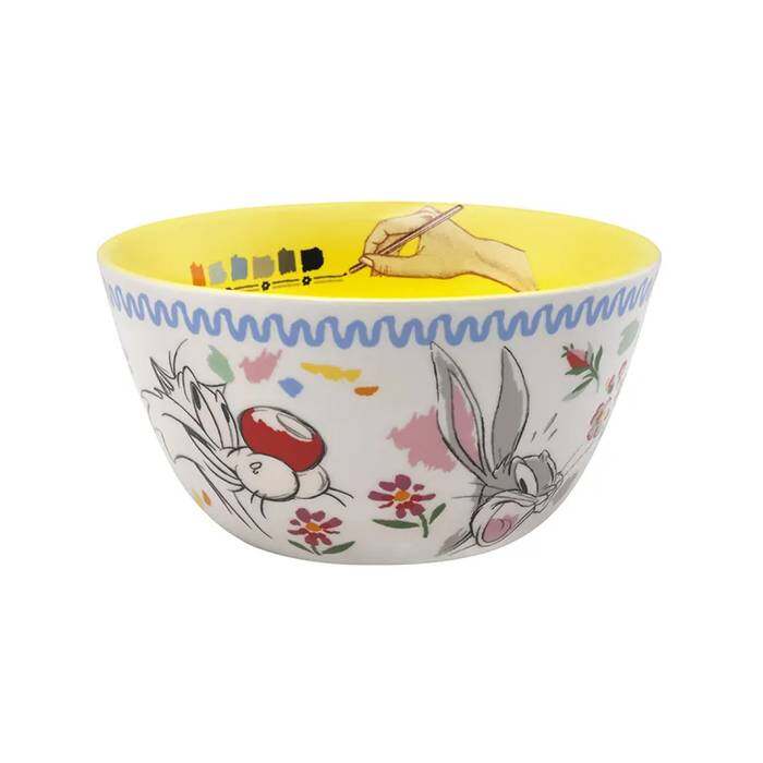 LT Cereal Bowl Tunes and Blooms Cream