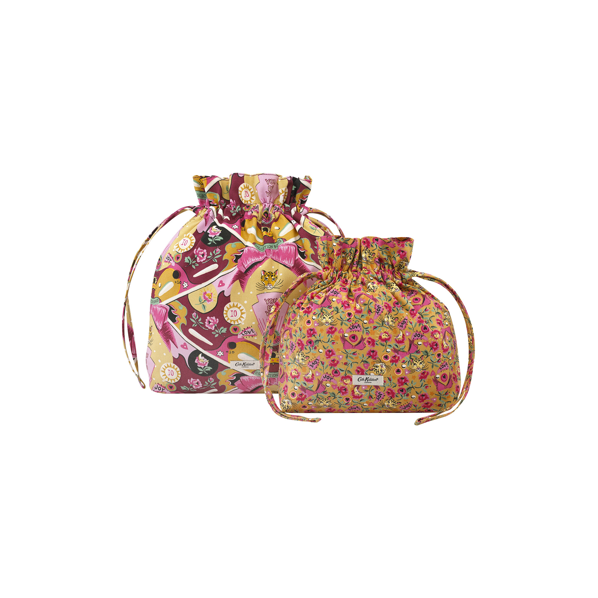 Cath kidston drawstring online basket pouch