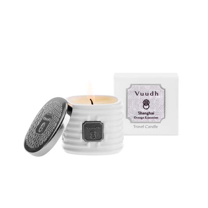 VUUDH TRAVEL CANDLE SHANGHAI (NEROLI & JASMINE) AROMATIC CANDLE 35 G
