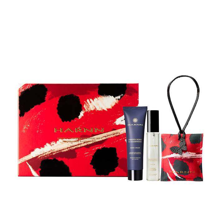 HARNN SOULFUL CELEBRATION DISCOVERY SET JUNIPER BERRY & CEDARWOOD