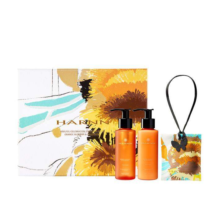 HARNN SOULFUL CELEBRATION EXPLORER SET ORANGE BLOSSOM & CALENDULA