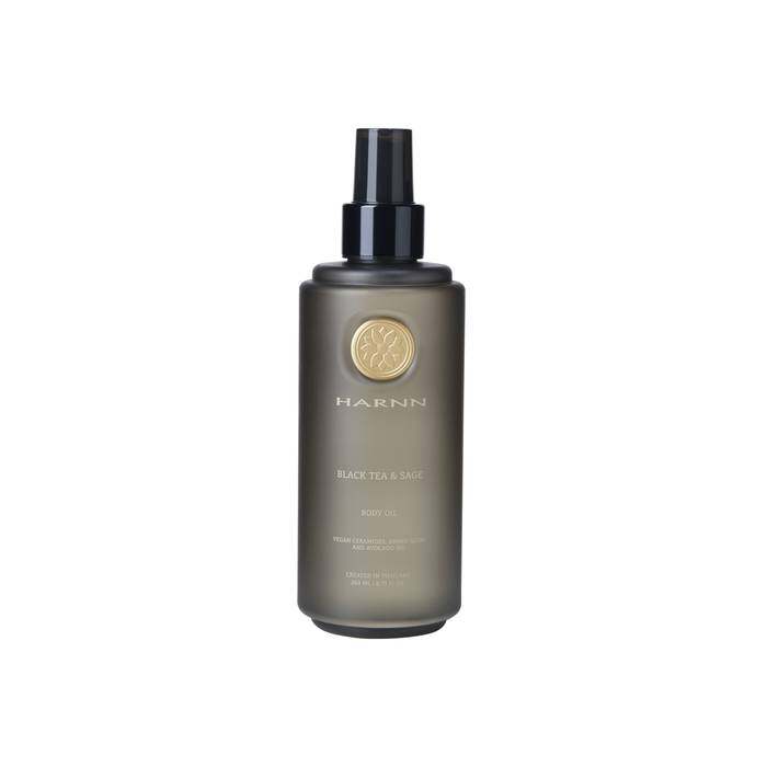 HARNN BLACK TEA & SAGE BODY OIL 260 ML