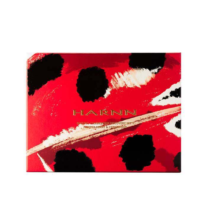HARNN SOULFUL CELEBRATION DISCOVERY SET JUNIPER BERRY & CEDARWOOD 1